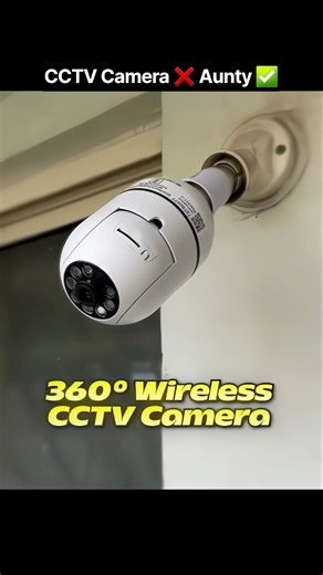 🤯 Yeh Smart Camera Dekho, 360° viewing Camera 😳 #techplusgadgets #360degreecamera #cctvcamerblub