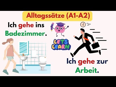 🗣️ Die wichtigsten deutschen Sätze für Anfänger | Alltagsdeutsch A1-A2
