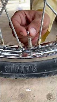 How to fill air a bike tire 🛞💯✅#ustad #kashi #foryou