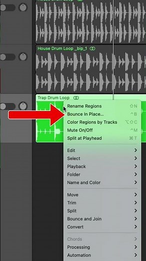 Bounce in Place - Logic Pro X Tutorial For Beginners