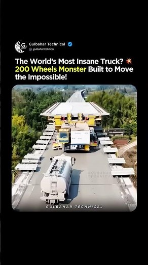 The World’s Most Insane Truck? | 200-Wheel Beast Built to Haul the Impossible 🚛🔥