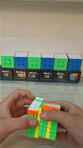 A problem arose after solving the 7x7 cube.