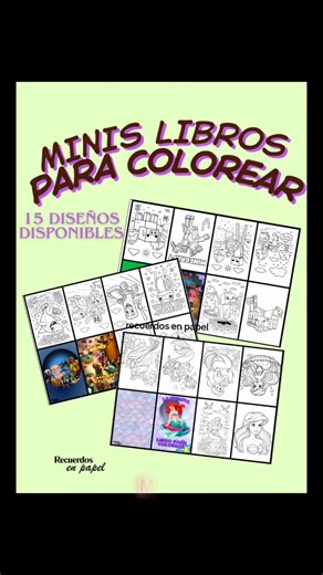🎨 15 mini libros para colorear llenos de ternura 💕 Listos para imprimir en PDF 📘 Perfectos para niños, emprendedoras o souvenirs ✨ ¡Descargá, imprimí y creá momentos llenos de color! 🌈 #LibrosParaColorear #PDFImprimible #EmprendedorasCreativas #ColorearEsDivertido #Manualidades #SouvenirsInfantiles #EmprenderDesdeCasa #MaterialParaNiños #IdeasCreativas #PapeleriaBonita #Imprimibles