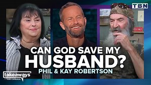 65K views · 4K reactions | Phil Robertson "The Duck Commander" and Miss Kay Robertson join Kirk Cameron to share Phil's radical transformation after his conversion to Christianity. Phil and Kay open up about their love story, overcoming mistrust, living with contentment, and share their keys to a happy marriage. Don't miss this episode of Takeaways! | Takeaways with Kirk Cameron | Facebook