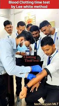 Blood Clotting time test by Lee white method||#labtechnician #clotting #bloodtest #dmlt