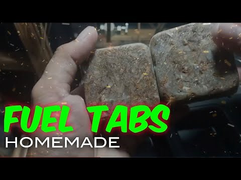 Home made fuel tablets
