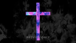 Acrylic - Cross - Worship Backgrounds