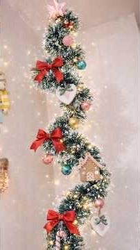 ​Cozy Christmas Room Decor 🎄 | DIY Floating Garland Tree #mazemenddiy #christmas #christmastree