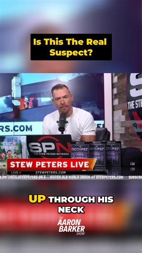 Is this what really happened? Is this the real suspect? Stew Peters has released an explosive video detailing what he believes to be the real person of interest in Charlie Kirk's assassination. #CharlieKirk #conspiracy #security #video #evidence #analysis | Aaron Barker