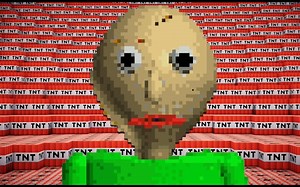 [ExplodingTNT]100,000TNT VS BALDI - Minecraft爆炸系列