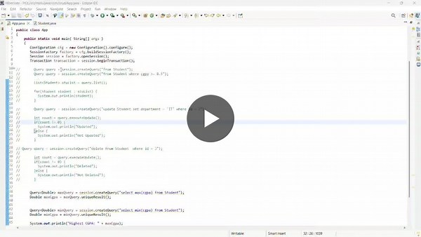 #hibernate #hql #java #backenddevelopment #database #programming #learningjourney #mtech | Devipratyusha Garre