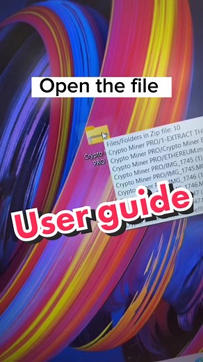 Many ask me how to run the software and here how it is #fypシ #fyp #crypto #miner #cryptocurrency #cryptotok #forex