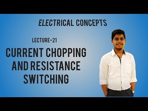 Lecture-21. Important Concepts of Current Chopping and Resistance Switching.