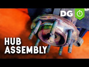 Removing the hub assembly from a Dodge Ram 3500