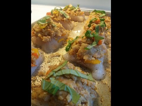 Baked Stuffed Cod Dinner