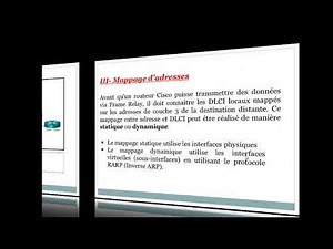 FRAME RELAY - Théorie et configuration du mappage Statique