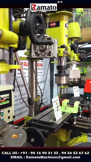 ⚙️ Automatic Up-Down Pillar Drilling Machine | Mass Production Machine 🏭🔩 | Rajlaxmi Machine Tools