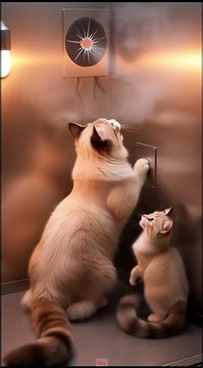 Kitten and Mother Cat TRAPPED in Elevator! 😱 Dramatic Rescue | Emotional Cat Story