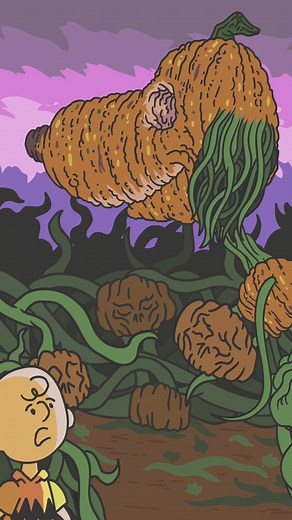 Charlie Brown Halloween Horror Animation