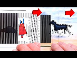 How to Draw - Superman & Horse Animated Illusions - Easy 3D Trick Art