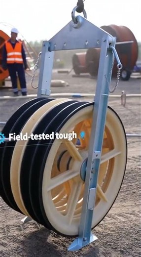 Ultimate 822mm Stringing Pulley for 4-Bundle ACSR? ⚡