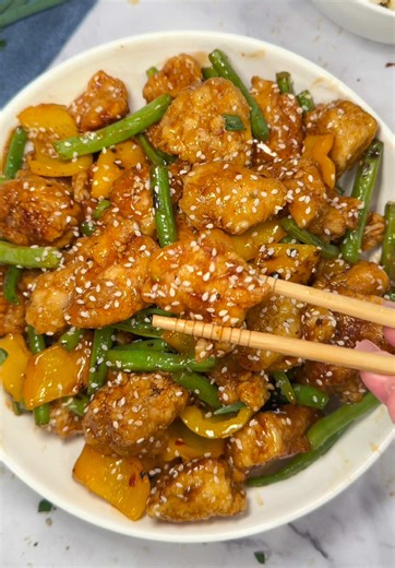 Hacer pollo con miel y sésamo al estilo Panda Express