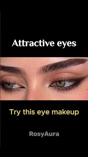 Attractive Eye Makeup Tutorial Easy Eye Makeup for Bigger, Beautiful Eyes #shorts #makeup #art #fyp
