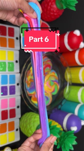 Satisfying 🌈 Slime • • #asmr #slime #satisfying #satisfyingvideo #followme