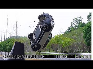 Did T1 Pass the Barrier Flying Test? New Jetour Shanhai T1 Off-Road SUV 2025