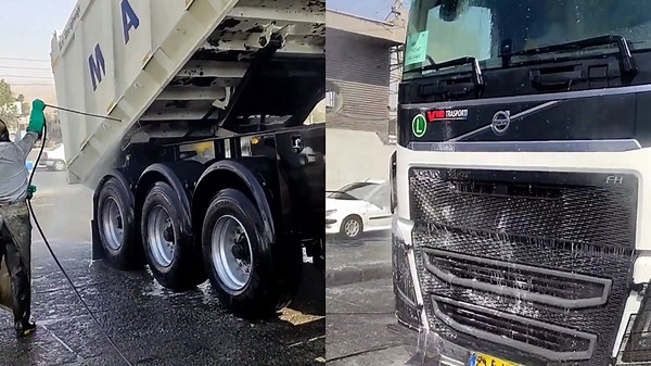 Transforming Filthy Truck With Power Wash