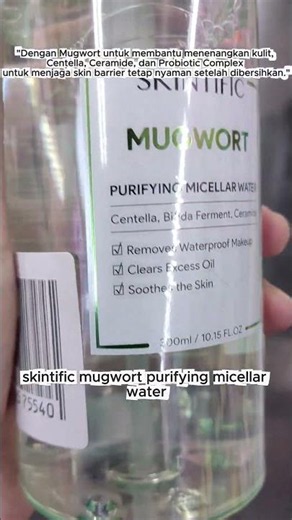 SKINTIFIC Mugwort Purifying Micellar Water