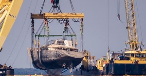 Sunken Bayesian superyacht lifted from waters off Sicily as salvage operation completed