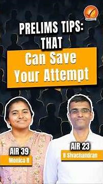 Topper Talk | UPSC CSE 2024 AIR 23 and AIR 39 | UPSC Prelims Tips for aspirants | Vajiram and Ravi