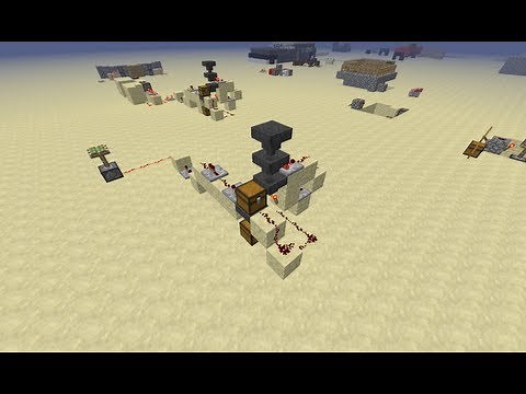 Minecraft Redstone Tutorial: How to make a Lock and Key System w/ Hoppers!