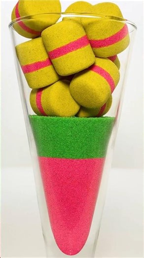 Very Satisfying and Relaxing, Kinetic Sand ASMR, Drop and squish