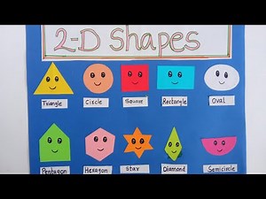 Math shapes project| How to make 2D shapes Math project |#2dshapes #mathproject