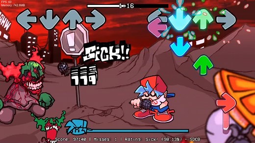 粉丝重置/FNF 单曲优质模组 Vs Tricky OneShot 流程演示