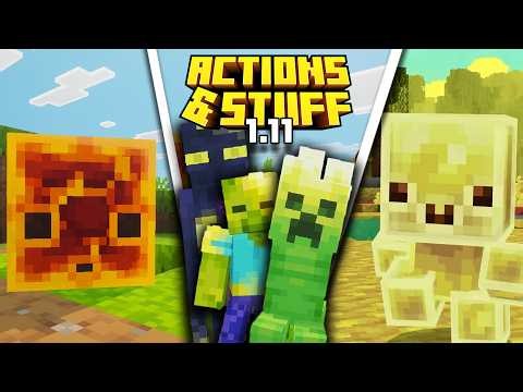 Action & Stuff 1.11 UPDATE! Every NEW Feature & Easter Eggs (Minecraft Bedrock)