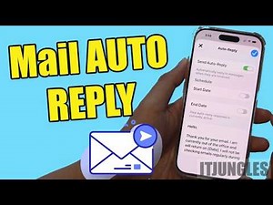How to Enable/Disable iCloud Mail Send Auto Reply on iPhone