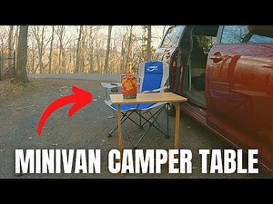 Minivan Camper Conversion: A Small Table for the Road