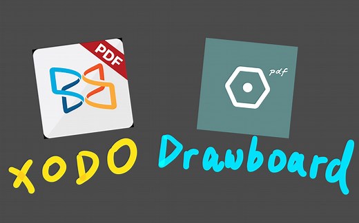 Surface pro/go，Win平板适用的PDF阅读器软件Xodo和Drawboard介绍