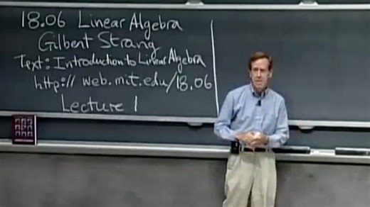 【麻省理工公开课 线性代数】 MIT 18.06 Linear Algebra 中文配音 中英双语字幕