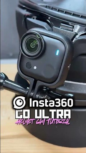 Tutorial: How to use the Insta360 GO Ultra as a motorcycle helmet POV cam