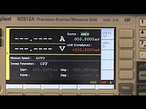 Current-voltage (IV) measurement fundamentals by using SMU (Source/Measure Unit) [SMU PACT#36]