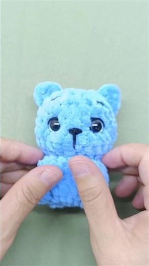 How to Crochet a Cute Plush Bear 🧸 | Easy Amigurumi Tutorial​#amigurumi #crochet