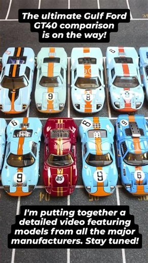 The Ultimate Ford GT40 Gulf Comparison Is Coming