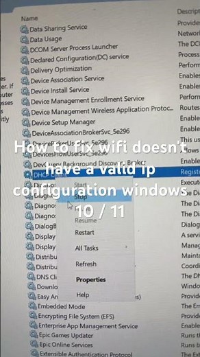 How to fix wifi doesn't have a valid ip configuration windows 10 / 11