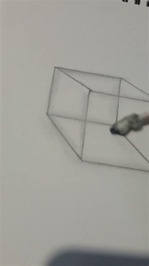 How to draw Easy #cube combine with each other♥️simple Art drawings ✨️