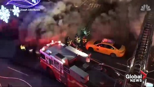 Video captures terrifying moment New York firefighters engulfed by powerful backdraft