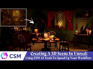 CSM AI Tutorial: Creating A 3D Scene in Unreal